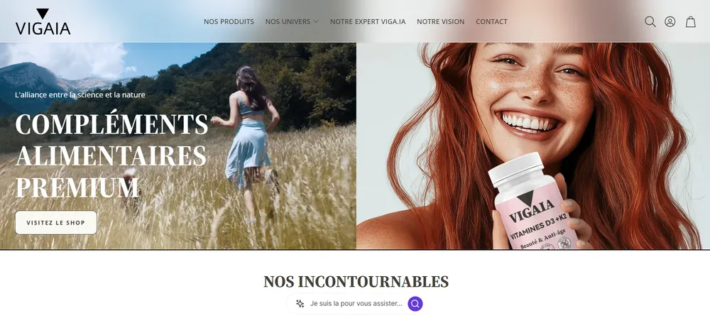 Boutique en ligne Vigaia