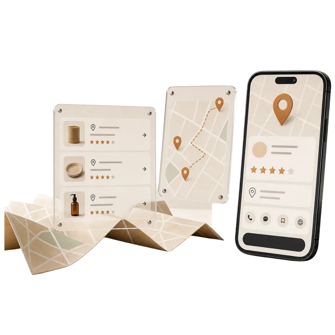 SEO local en Tunisie : fiche Google Business Profile, carte et avis sur mobile